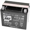 Furukawa Batteria moto Furukawa FTX12-BS (YTX12-BS) - Senza manutenzione - 12 V 10 Ah - Dimensioni: 150 x 87 x 131 mm compatibile con Malaguti Password 250 2007-2008