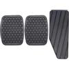 Kuiofek Copripedali freno auto Copertura Di Ricambio Per Pedale Freno Frizione In Gomma Per Suzuki Per Swift 2006-2013 Per Daewoo Per Matiz 1998-2010 Per Tico Copripedali auto antiscivolo(D)