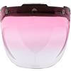 Sharplace Visiera Bolla Bubble 3 Bottoni Snap In ABS ParaUV Per Casco Moto Bonanza Biltwell - 4