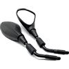 MAILECI Specchietto per BMW R1200GS R1200RT R1250GS per R 1200 per GS per RT Moto Retrovisore Sinistra E Destra Specchietti Retrovisori Alloggiamento Specchio Laterale Motorcycle Rear View Mirror