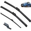 Autopixl Tergicristallo for auto compatibile con Ford Ecosport MK2 II 2017-2021 Tergicristallo anteriore posteriore for auto Tergicristalli in gomma morbida Parabrezza automatico 221611 2019 2020 (Color :