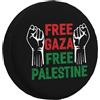 Generic Copri Ruota di Scorta Free Palestine Copertura della Ruota Impermeabile Copriruota Antipolvere Borsa Pneumatici per SUV Camion Tutti I Diametri M