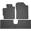 SMK Tappetini auto gomma per Toyota Yaris III 2011-2020 Sperimentate un nuovo standard di viaggio con i tappeto gomma antiscivolo per auto - tappeto gommato multistagionali per tutte le condizioni str