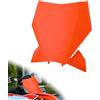 BIUGERCN Tabella Portanumero Moto per Surron, Tabella Numero Anteriore per KTM SX SX-F XC XC-F 125CC-500CC 2023-2024 Enduro Dirt Pit Bike Motocross Arancione
