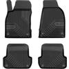 SMK Tappetini auto gomma per Audi A4 B7 2004-2008 Sperimentate un nuovo standard di viaggio con i tappeto gomma antiscivolo per auto - tappeto gommato multistagionali per tutte le condizioni stradali