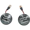Hacreyatu 2 Pezzi Dinamici LED Indicatore di direzione laterale | per Fiat Punto 1999-2010,per Fiat Doblo 2001-2005 (Trasparente)