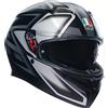 AGV K3 E2206 MPLK COMPOUND MATT BLACK/GREY XS