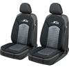 Walser coprisedili auto S-Race 2 pezzi, Premio Molto Buono* coprisedili anteriori in antracite/nero, coprisedili universali per auto 2 pezzi, sedili sportivi compatibile con airbag laterale