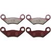 SMJDPIWRO 2 set di pastiglie freno anteriori for LINHAI 260CC 300CC ATV Quad Pastiglie freno ricambi 22245
