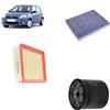 OP Kit tagliando 3 filtri per Ford Fiesta V 1.4 benzina 2002-2014