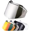 VCOROS Visiera Casco per LS2 FF900,Visiera Lente Per Casco Moto,Sostituzione della Visiera della Lente del Casco del Parabrezza del Motociclo per Il Casco Integrale (Argento cromato)