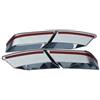 HPZPRPCEW Striscia Decorativa Cromata Per Paraurti Posteriore Copertura Terminale Di Scarico Per VW Per Passat B8 2020 2021 2022 2023 Accessori Per Modifiche(Argento)