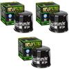Hiflofiltro 3x Filtri olio Triumph Tiger 1050 SE 10-12 Hiflo HF204