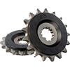 JT Sprockets JT JTF520.17RB Pignone Silenziato 17 Denti Passo 525 Gommato - Diam.Int. 21.7/25