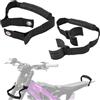 IUVWISN Cinghia di traino per moto in polipropilene, cinghia di traino anteriore e posteriore Tugger Pull Grab Seat Strap Corda universale per Dirt Pit Bike Off Road Motocross Enduro