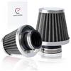 evermotor Filtro dell'aria per mini bici da 52 mm, 53 mm, 54 mm, adatto per mini moto da 50 cc, 70 cc, 90 cc, 110 cc, 125 cc, 150 cc, moto da cross, GY6, ciclomotori, ATV, SSR, TTR, nero