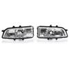 NOKRGQW Indicatori Retrovisori Per Volvo Per S60 Per S40 S80 Per C30 C70 Per V50 V70 Luce Specchietto Laterale Indicatore Di Direzione Porta Ala Specchio Retrovisore LAMPADA Freccia Retrovisore(Left and right