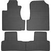 SMK Tappetini auto gomma per Honda CR-V III 2006-2011 Sperimentate un nuovo standard di viaggio con i tappeto gomma antiscivolo per auto - tappeto gommato multistagionali per tutte le condizioni strad