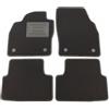 ASC Tappetini Auto in Moquette Compatibili con VW Polo 6 2017-2025, Colore Nero, Bordo Antiscivolo, Battitacco in Gomma