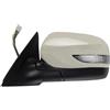 NYSAASDST Specchietti Esterni Completi Specchietto Retrovisore Esterno Auto Per Subaru Per Forester 2011-2012 Indicatori Direzione A LED Riscaldati Pieghevoli 9 Pin Specchietti Retrovisori(Beige,Sinistra)