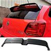WSJXDJ Spoiler ABS in fibra di carbonio spoiler vernice nera fai da te per spoiler VW Volkswagen POLO 6R 2011-2017