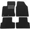 ASC Tappetini Auto Compatibili con Nissan Qashqai I Serie 2007-2013, Moquette, Bordo Antiscivolo, Battitacco in Gomma