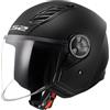 LS2 OF616 Airflow II Solid Casco Jet, nero opaco, XS (53/54)