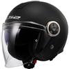 LS2, Casco Moto Jet CLASSY SOLID Matt Black, L