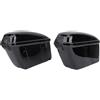 Luocute Bauletto Laterale per Borse Sella Rigide per Litri con Serratura, Portaoggetti in Plastica ABS Universale per Cruiser