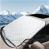 WSXCDE Copertura Parabrezza Auto, per Fiat Panda 3 (III) 312/319 I 2012-2022 Ripiegabile Copertura Parabrezza Auto Ultra Spesso, Protezione Parabrezza Antighiaccio Anti-UV