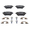 ATE Kit pastiglie freni Posteriore non predisposto per visualizzazione avviso usura senza contatto segnalazione usura con accessori 13.0460-2749.2 Compatibilità con VW GOLF VI 5K1 Golf V Hatchback 1K1