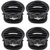 EFDDTBHE Bocchetta dell'aria condizionata Compatibile Con Opel Per CORSA D 2007 2008 2009 2010 2011-2015 Griglia Di Uscita Dell'aria A/C Per Cruscotto Interno Auto 13417363 2201099(4PCS Chrome)