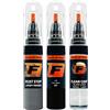 F FIRANTO FIRANTO Kit Riparazione Vernice Auto per Fiat Lancia 601 Nero Profondo/Cattivo/kyalami/masaccio - Set rimuovi Graffi per Vernice Auto 3in1 - Primer, Pennarello ritocchi Vernice, Vernice lucidante