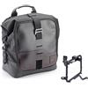 MOTOTOPGUN givi corium crm102+tr8206 borsa laterale + attacco 16 litri compatibile con moto guzzi v7 850 stone/special 2021 2022 2023