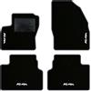 QUEMAR Tappetini Auto compatibili con Ford Kuga I 2008-2012 / Kit Tappeti in Moquette e Gomma su Misura (Set 2 Anteriori + 2 Posteriori) / Ricami e Colori Personalizzati (4 Ricami, Bordo Antracite)