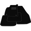 Generico Tappetini compatibili con Volkswagen Golf 1 - Cabrio 1979-1993 no decoro, kit tappetini auto personalizzati, set tappeti in moquette, tappeto auto