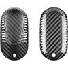 M.JVisun Genuino Fibra di Carbonio Custodie per Chiavi Auto Per Mercedes-Benz C S GLC EQE EQS C300 S500 S560 S580 AMG R232 W206 W223 Cover Chiave Guscio Chiave - Nero