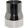 OGJFD Terminale di Scarico Tubo Scarico Auto Tubo Saldato Disponibile Diverse Misure Adattatore Riduttore Dritto Universale Acciaio Inossidabile(O.D 45mm-63mm)