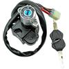 BSWRTH Blocchetto Di Accensione Compatibile Con Suzuki Per TL1000S 1997-2001 Per GZ125 Per TL1000R 1998-2003 Per SV650 1999-2002 37100-33E20 Chiavi Blocco Dell'interruttore Accensione Della Motocicletta