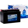 ROFIBA BATTERIE EXIDE BIKE ETX9-BS BATTERA Sigillata AGM MC (Dry) = YTX9-BS