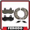 Piaggio KIT PASTIGLIE FRENO E GANASCE FRENO FRENI FERODO COMPATIBILI CON HONDA SH 125 S - 125 R - 125 D.