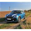 worldcustomchopper Adesivi Stickers Mini Cooper Countryman fasce per cofano anteriore auto tuning (GRIGIO CHIARO)