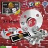 IGP IL GOMMISTA PROFESSIONISTA IGP 2 DISTANZIALI 16 mm 4 x 98 mozzo 58.1 + 8 BULLONI compatibili con ALFA ROMEO MITO type 955 dal 2008 in poi *OK AUTO RUOTA CERCHI IN LEGA