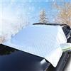 Bseical Copri Vetro Auto per Esterno, Copri Parabrezza per Auto, Telo Parasole Auto, Coprivetro Auto Inverno & Estivo, Copertura Auto SUV Parabrezza Raggi UV Neve Ghiaccio Gelo Ripiegabile (230×140cm)