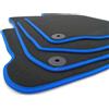 kh Teile Tappetini adatti per VW Golf 7 8 GTI R-Line tutti i tappetini in velluto premium Tuning 4 pezzi nero blu