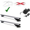 Susy Shop BARRE PORTAPACCHI PORTATUTTO UNIVERSALI AUTO CON SERRATURA ANTIFURTO 120CM LS42