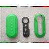 Car Passion COVER CHIAVE GUSCIO + TASTI TASTINI IN GOMMA COMPATIBILE CON FIAT 500 GRANDE PUNTO EVO BRAVO PANDA 500L LANCIA Y YPSILON MUSA DELTA SCOCCA VERDE + Video Tutorial Esplicativo Per Il Montaggio
