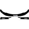 SJBEUA Spoiler Paraurti Per BMW Serie 1 F20 F21 118i 120i Sport 2011-2015 Paraurti Anteriore Splitter Lama Labbro Fendinebbia Spoiler Laterale Copertura Spoiler Anteriore Auto(Glossy Black)