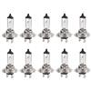 fomdeamen 10Pz Lampada 12V 55W H7 4300K Luce Bianca Luminosa Lampadina Alogena per Auto Con Lampadine H7 (10Pz)