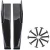 YUPVM Minigonne Laterali per Veicoli Universali Nero 450 Mm Esterno Lato Inferiore Estensioni Linea Inferiore Diffusori per Auto Un Labbro (Nero Lucido)